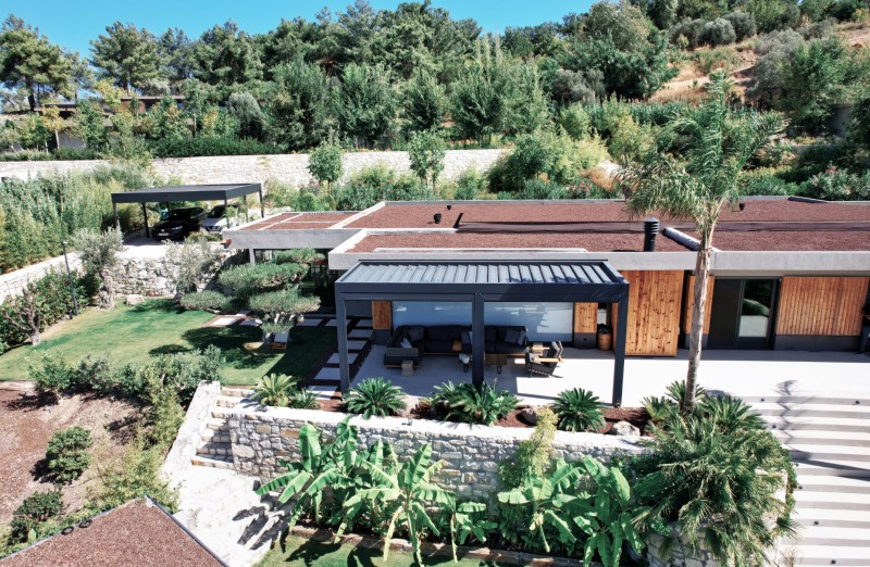 pergolas bioclimatique grise anthracite