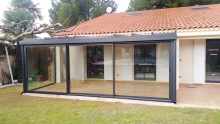 véranda en aluminium Technal à Auriol